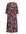 Dames jurk met dessin - Curve - Regular fit - Donkerrood - Viscose - Plus Size Maat: 44