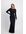 Soft Line maxi-jurk met boothals - Black