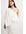 Chiffon asymmetrische mini-jurk met one-shoulder - White