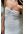 Maxi tube-jurk met gedraaide voorkant - Stripe