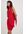 Jersey mini-jurk met sjaal - Red