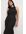 Open Back Structured Maxi Dress - Black
