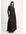 Midi-jurk van jersey poplin - Black