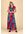 Rinda floral glitter maxi-jurk met in zwart