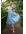 Topvintage exclusive ~ Angie swing jurk in licht blauw met lieveheersbeestjes print