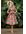 TopVintage exclusive ~ Adriana Floral swing jurk met korte mouwen in multi