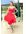 Jessie polka dot swing jurk in rood