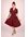 Kenzy bow swing jurk in scarlet rood