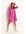 Dames Jurk met borduursel in Pink, Gr: XL