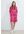 Dames Jurk met opstaande kraag in Pink, Gr: XL