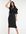 ASOS DESIGN Tall - Midi-kokerjurk met ingestopte gedrapeerde mouw met blote schouder in zwart
