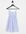 Badydoll-jurk van biologisch katoen met gekruiste achterkant in blauw