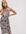 Midi-jurk met gekruiste halternek in paislayprint-Meerkleurig
