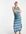 Mamalicious - Zwangerschapskleding - Lange jersey jurk van organisch katoen in blauwe tie-dye-Meerkleurig