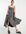 Come together - Midi cami-jurk met patchwork bloemenprint-Zwart