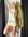 Gebreide bodycon mini jurk met racer back en golvend patroon in pastel-Veelkleurig