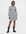 Gebreide mini-jurk met ballonmouwen in grijs
