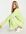 Riana - Gebreide jurk van Ecovero met ritssluiting in groen