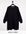 ASOS Curve - Weekend Collective - Hoogsluitende oversized T-shirtjurk met lange mouwen in zwart
