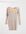 Mini-jurk met pofmouwen in metallic lichtroze-Neutraal
