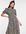 Midi-jurk met smokwerk en kraag in dierenprint-Neutraal