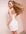 ASOS LUXE - Strapless jurk met bustier en ruches in kersenprint-Meerkleurig