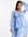 ASOS DESIGN Maternity - Zachte mini-jurk met overslag bij de taille, ruches en cirkelvormige randjes-Blauw