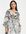 ASOS DESIGN Petite - Mini-jurk van chiffon met ruches en randjes met pompons in gemixte print-Veelkleurig