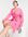 X Naomi Genes - Blazer met gestrikte voorkant in roze