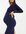 Zwangerschapskleding - Bodycon-jurk met lange mouwen in marineblauw