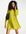 Kaynie - Geplooide mini-jurk in geel