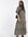 ASOS DESIGN Maternity - Gesmokte lange jurk met stroken in dierenprint-Veelkleurig