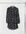 Mini-smockjurk met strik bij de hals en peplum zoom in stippenprint-Zwart