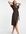 ASOS DESIGN Tall - Midi jurk met overslag in chocoladebruin