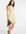 Urban Threads - Petite - Satijnen mini jurk met gestrikte bandjes en gingham ruit-Bruin