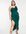 ASOS DESIGN Curve - Midi-jurk met blote schouder, naden aan de buste en hoge split in bosgroen-Veelkleurig