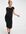 Flounce Maternity - Basic midi-jurk van jersey met kapmouwtjes in zwart