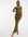 Missy Empire - Exclusives - Lange jurk met uitsnijdingen en detail bij de buste in olijfgroen