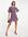 Bethany Verona - Mini-jurk met uitsnijding in paars