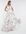 Diepuitgesneden skater maxi-jurk met bloemenprint-Meerkleurig