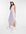 Femme - Geribbelde lange jurk met paarse strepen