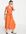 Cally - Midi-jurk met knoopsluiting in oranje