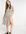 Yoana - Midi jurk met overslag van gerecyclede stof met print in beige-Neutraal