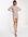 Glitterende mini-jurk met lange mouwen en gedrapeerde lage rug-Neutraal