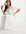 Bruidsmeisjes - Lange jurk bedekt met lovertjes en mouwen in ivoor-Wit