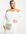 Exclusives - Midi-jurk met overslag en korset in crème-Neutraal