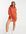 Floyd - Mini-jurk met hoodie en detail met panelen in roestkleur-Oranje