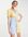Mini-jurk met korte mouwen, ruches en gemengde bloemenprint-Veelkleurig