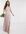Exclusieve lange geplooide jurk voor bruidsmeisjes in roze