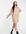 ASOS DESIGN Tall - Gebreide mini-jurk met open kraag in camel-Neutraal